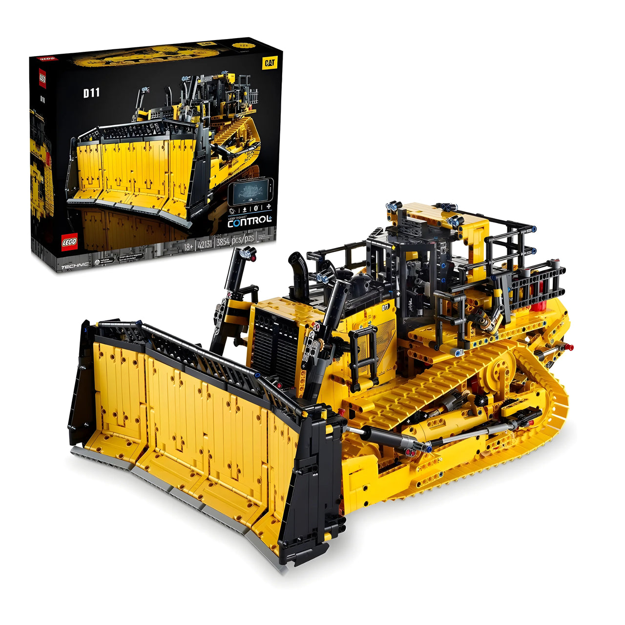 42131 LEGO Technic Tractor De Orugas Caterpillar D11 (Control Remoto) (3854 piezas)