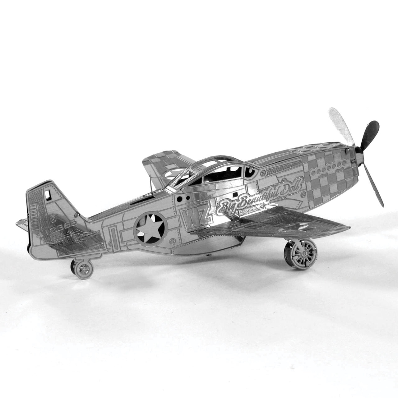 FMW003 P-51 मस्टैंग हवाई जहाज (निर्माण योग्य) 
