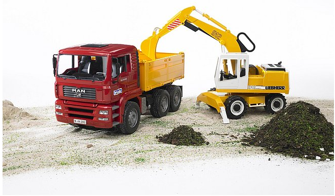 02426 Excavadora De Ruedas Liebherr 912 Escala 1:16