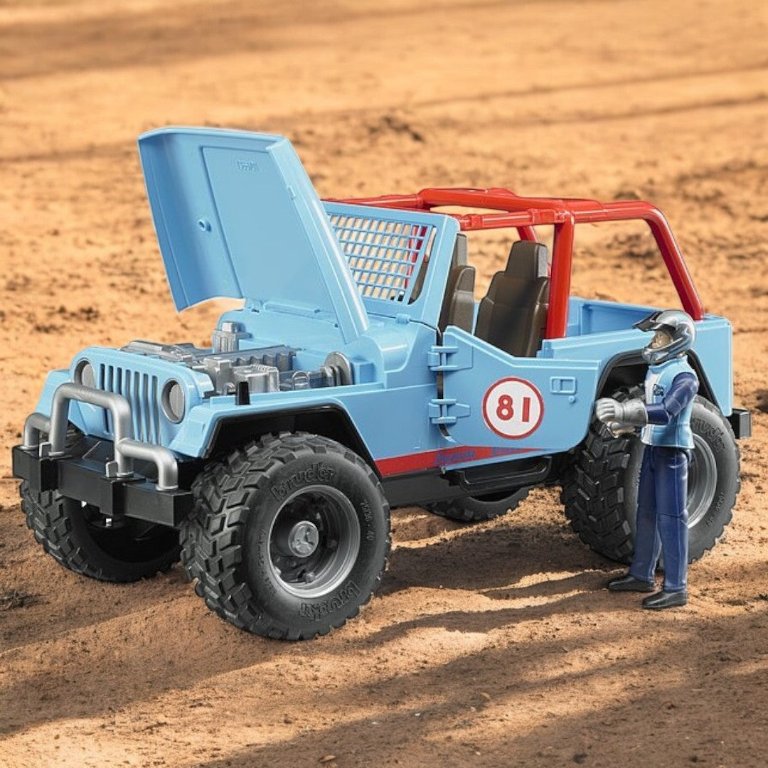 02541 Camioneta Jeep Wrangler & Operador Escala 1:16