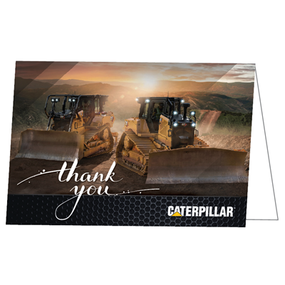 CT1031 Cat Pegable Thank You Card