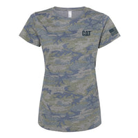 Thumbnail for CT6243 Polo Cat Vintage Camo Fine Jersey For Women