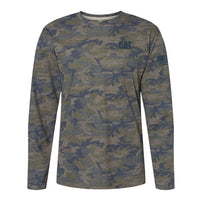 Thumbnail for CT6242 Cat Vintage Camo Long Sleeve Polo