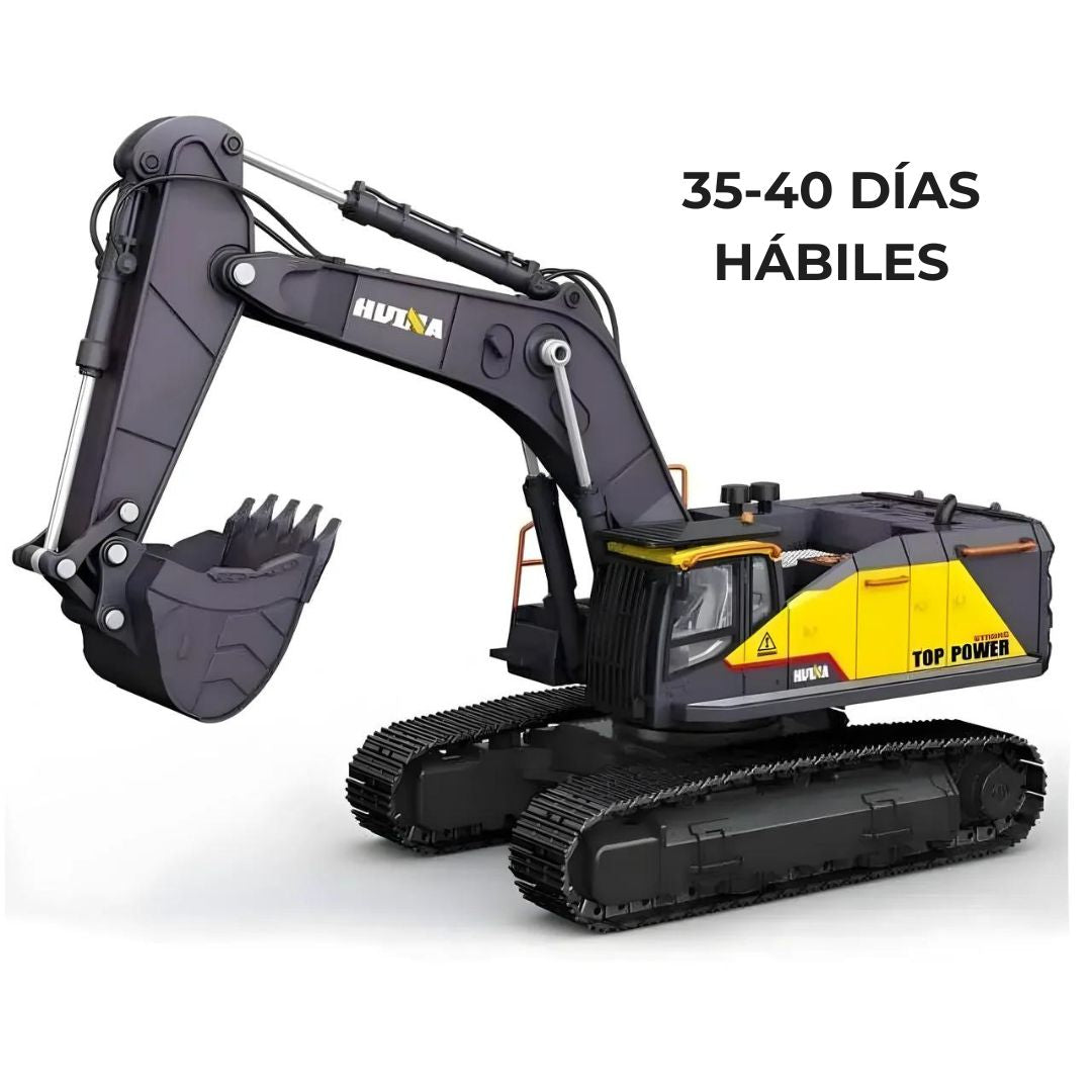 1594-OG Excavadora De Orugas Control Remoto Huina Escala 1:14