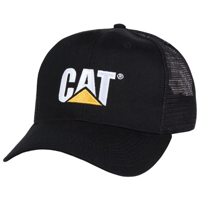 CT2015 Cat Black Twill/Mesh Cap