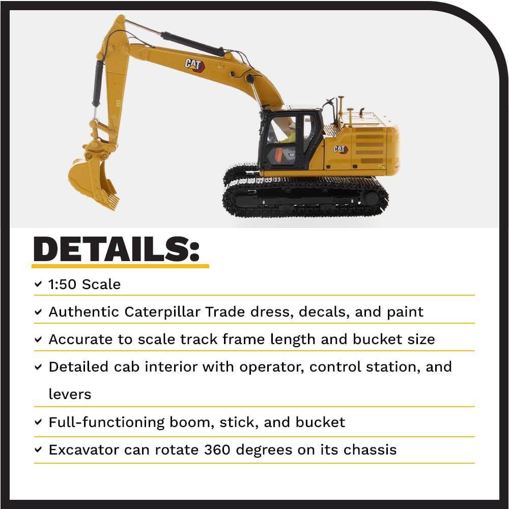 85571 Caterpillar 323 Hydraulic Excavator Scale 1:50