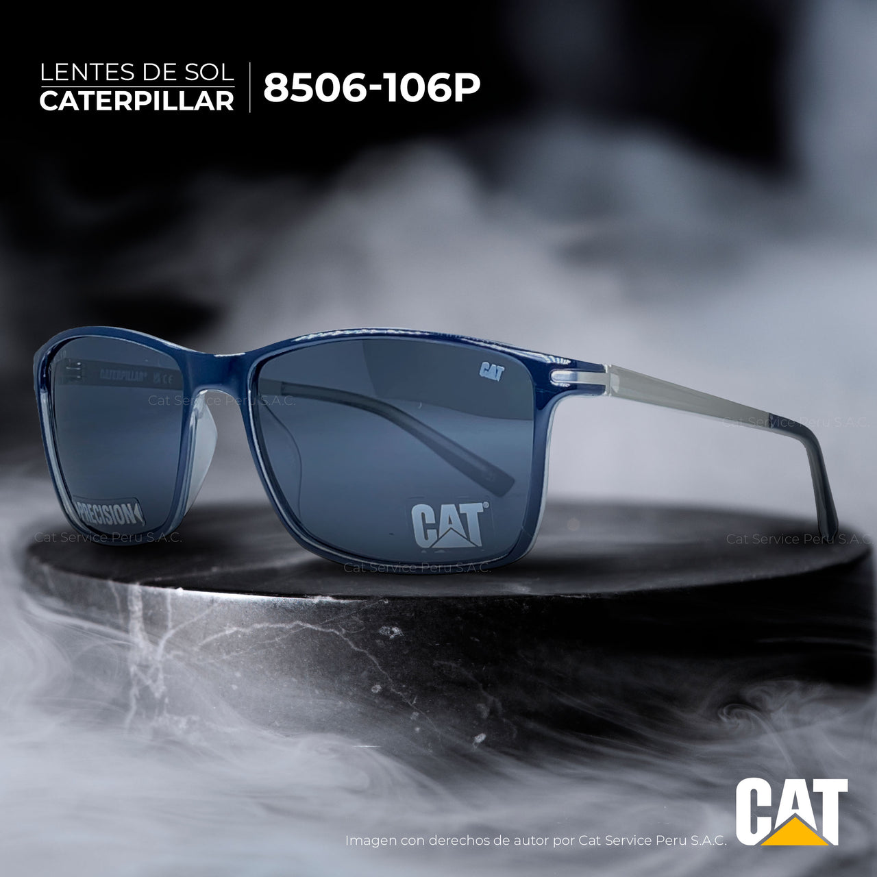 कैट सीपीएस-8506-106पी ध्रुवीकृत ग्रे मून्स धूप का चश्मा 