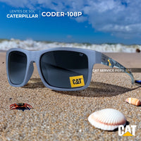 Thumbnail for Cat CTS-CODER-108P Moons Black Polarized Sunglasses 