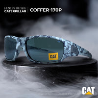 Thumbnail for Cat CTS Coffer 170P Matte Black Moons Polarized Sunglasses 