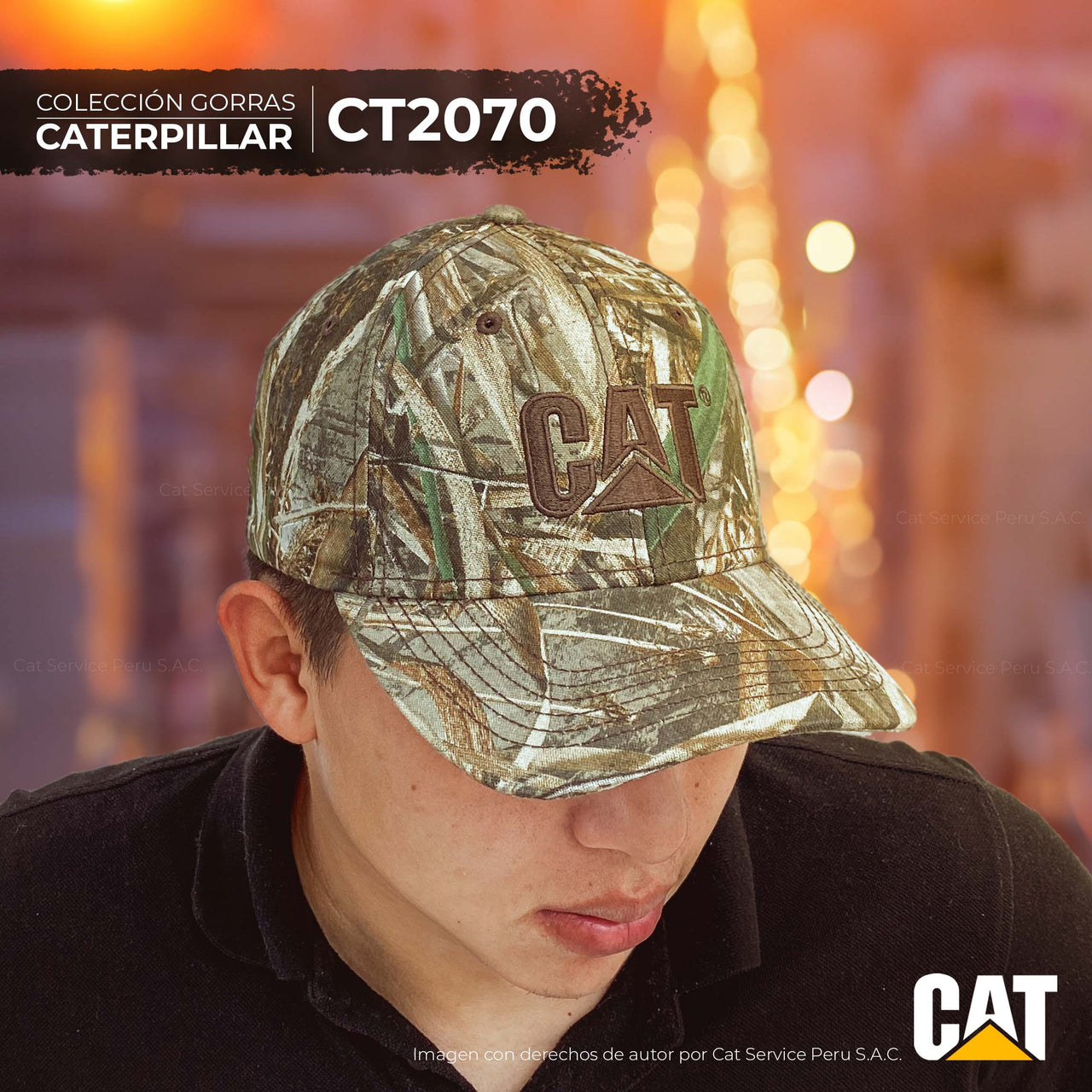 CT2070 कैट मैक्स 4®कैमो कैप