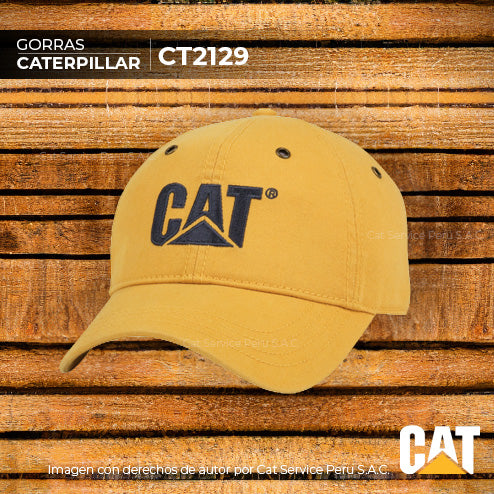 CT2129 Gorra Cat Mustard Cap