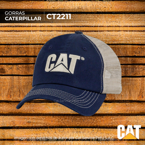 CT2211 Cat Navy Twill/Soft Mesh Cap