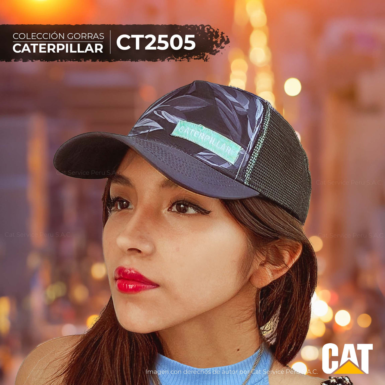 CT2505 Gorra Cat Tropic Para Mujer