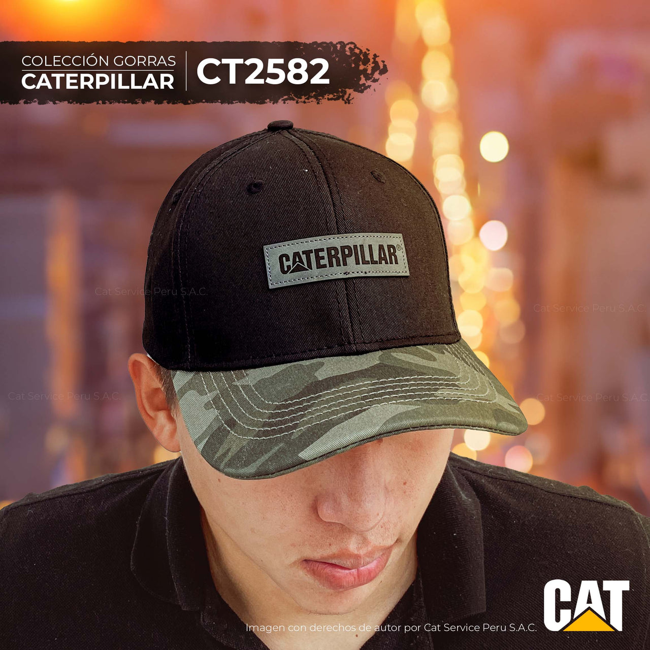 CT2582 Gorra Cat Prowl Camo