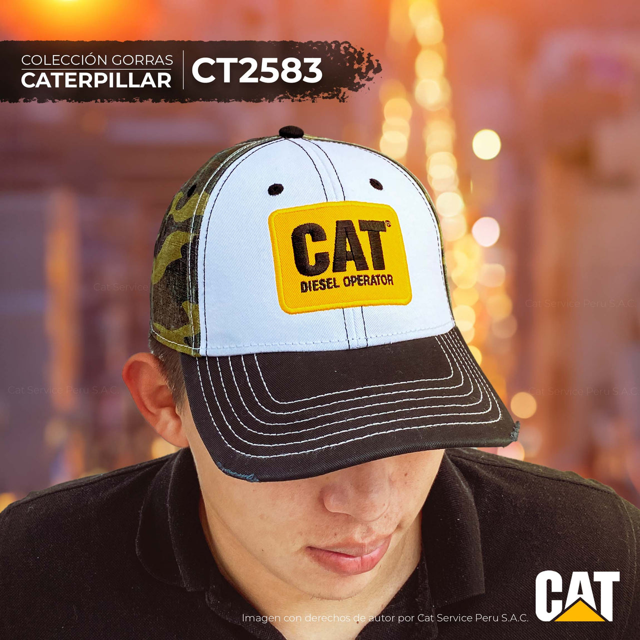CT2583 Cat Diesel Dude Cap