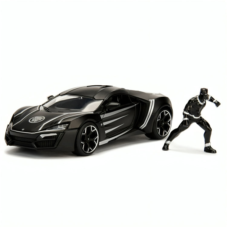 99723 Auto Lykan Hypersport & Black Panther Escala 1:24