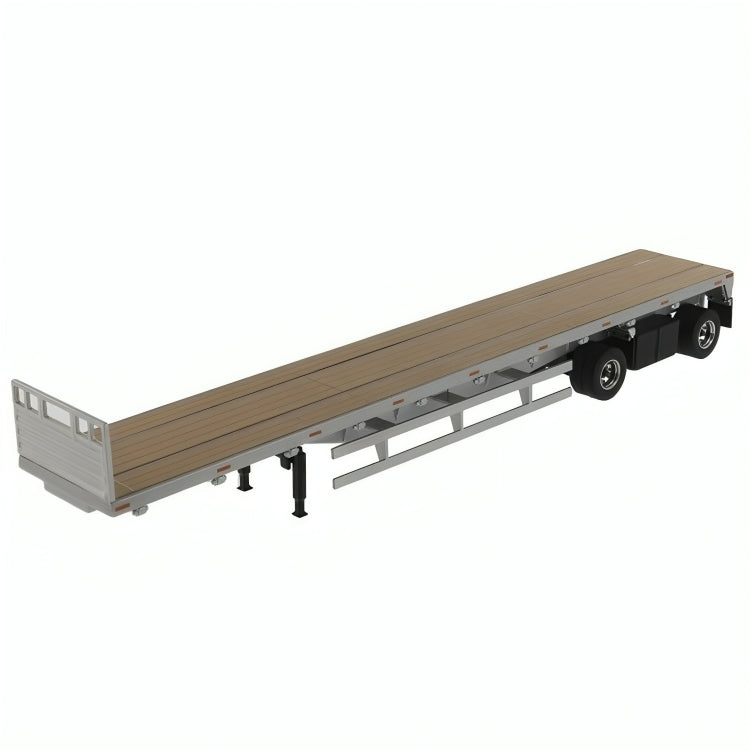 91023 Plataforma Plateado 53' Flatbed Trailer Escala 1:50