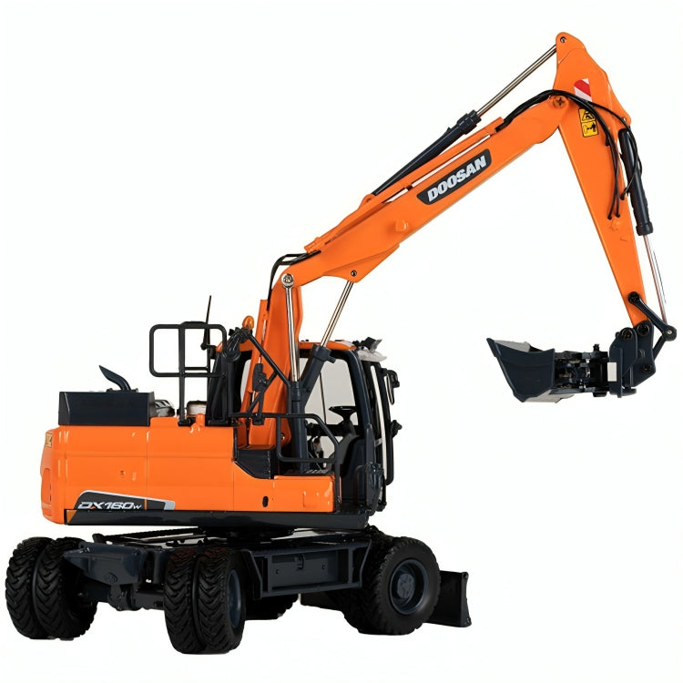 16-1007 Excavadora De Ruedas Doosan DX160W Escala 1:32