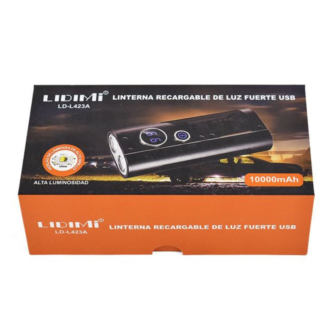 LD-L423A Linterna Recargable De Luz Fuerte USB