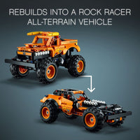 Thumbnail for 42135 LEGO Technic Monster Jam El Toro Loco & Auto Todoterreno Rock Racer 2 En 1 (247 Piezas)