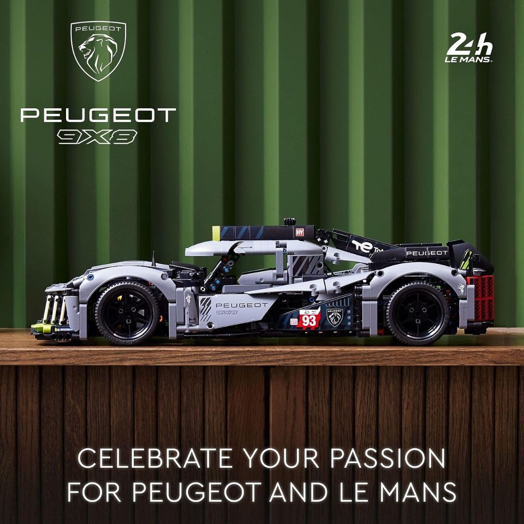 42156 LEGO Technic Peugeot 9X8 24H Le Mans Hybrid Hypercar (1775 Pieces) 