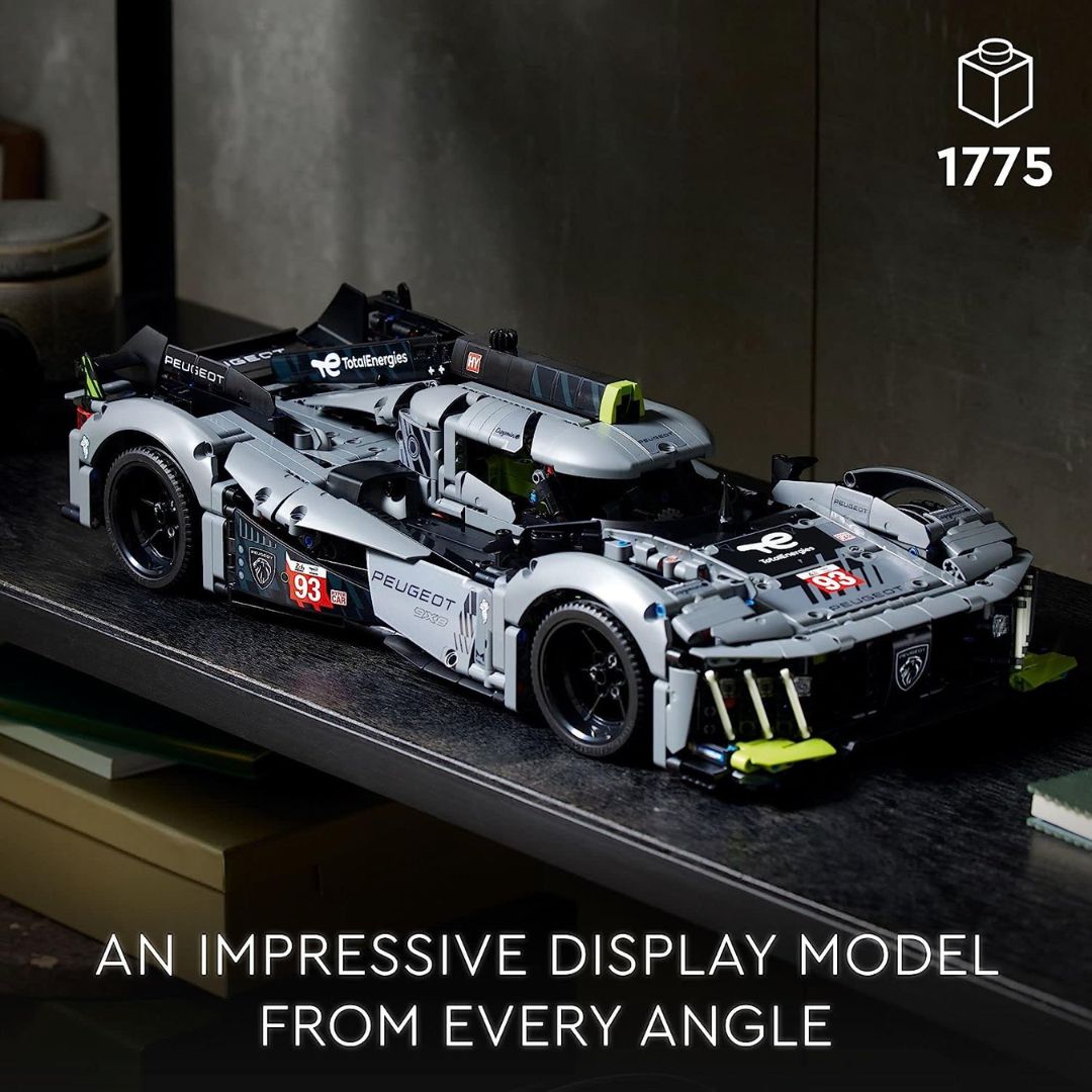 42156 LEGO Technic Peugeot 9X8 24H Le Mans Hybrid Hypercar (1775 Piezas)