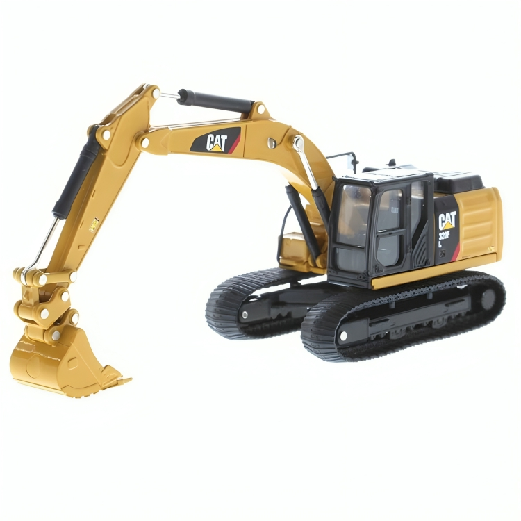 85636 Caterpillar 320F Hydraulic Excavator + 5 Work Tools Scale 1:64