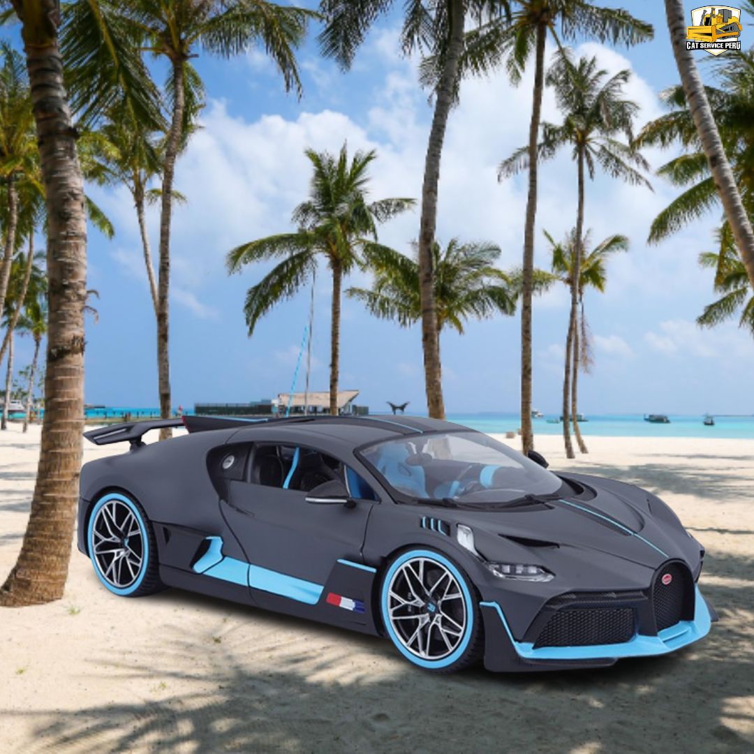 11045BLGY Bugatti Devo In Charcoal Escala 1:18