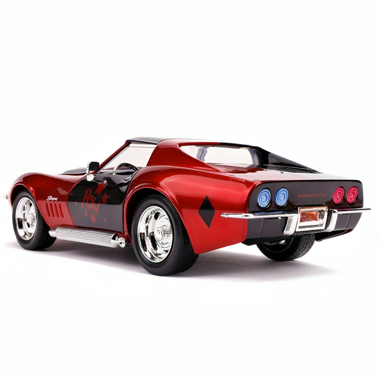 31196 Auto Corvette Stingray Año 1969 & Harley Quinn Escala 1:24 (Pre - Venta)