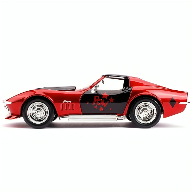 31196 Auto Corvette Stingray Año 1969 & Harley Quinn Escala 1:24 (Pre - Venta)