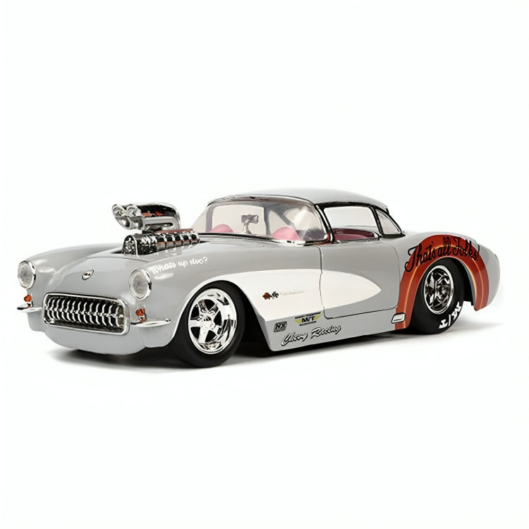 32390 Auto Chevrolet Corvette Año 1956 & Bugs Bunny Escala 1:24