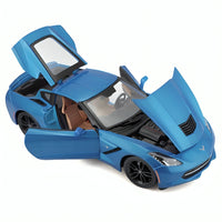 Thumbnail for 31677BL Auto Chevrolet Corvette Z51 Año 2014 Escala 1:18