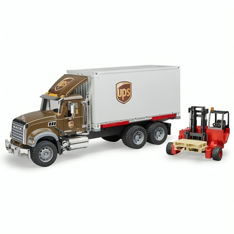 02828 Camión Mack UPS & Carretilla Elevadora Escala 1:16 (Modelo Descontinuado)