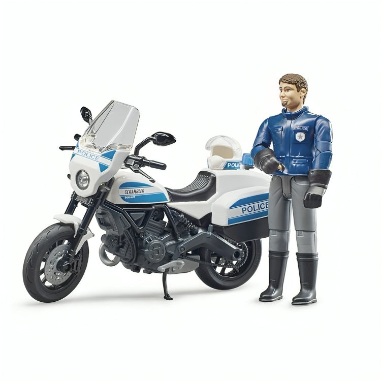 62731 Moto Lineal Ducati Scrambler & Policía Escala 1:16