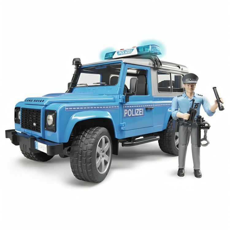 02597 Camioneta De Policía Land Rover Escala 1:16