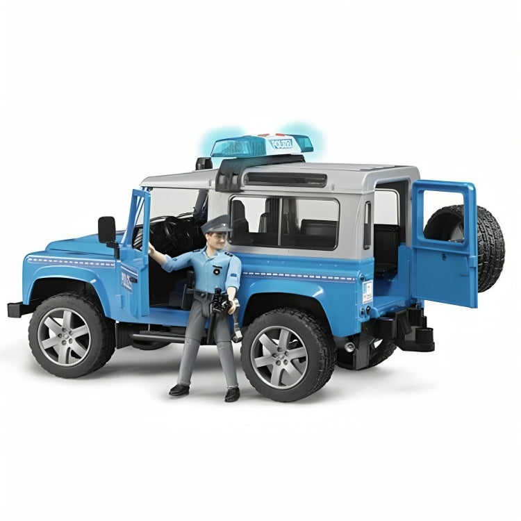 02597 Camioneta De Policía Land Rover Escala 1:16