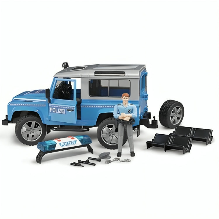 02597 Camioneta De Policía Land Rover Escala 1:16