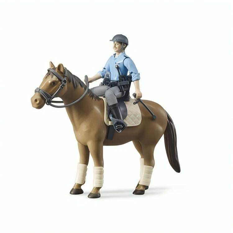 62507 Set De Figuras Policía & Caballo Escala 1:16