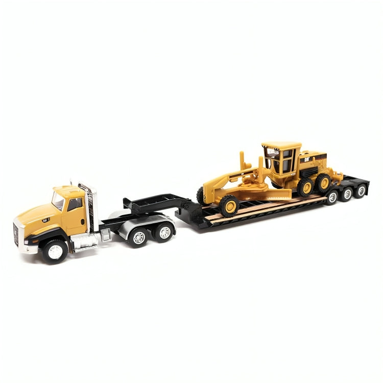 84414 Cama Baja Caterpillar CT660 & Motoniveladora Caterpillar 163H Escala 1:87