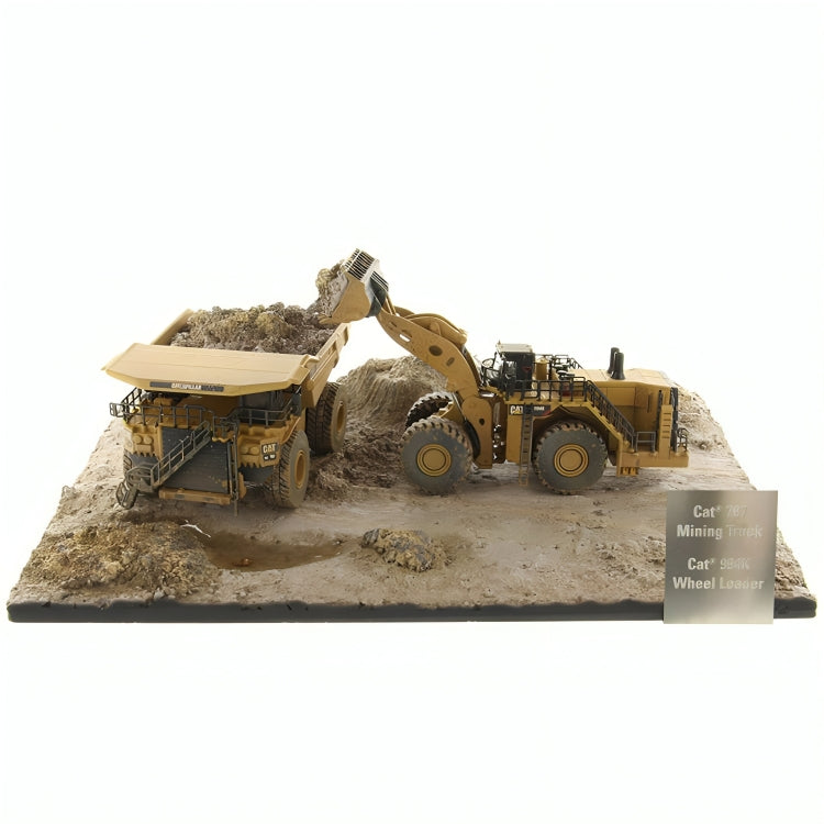 85762 Camión Minero 797 & Cargador De Ruedas 994K Caterpillar Escala 1:125 (Pre - Venta)