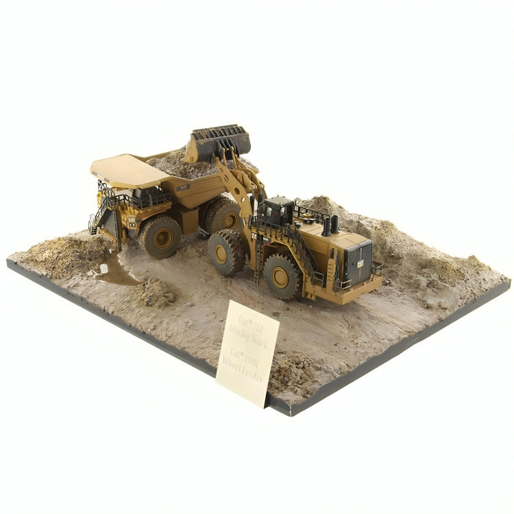 85762 Camión Minero 797 & Cargador De Ruedas 994K Caterpillar Escala 1:125 (Pre - Venta)