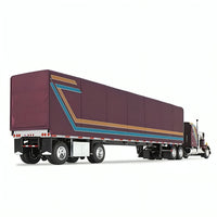 Thumbnail for 60-1618 Tráiler Kenworth W900A Aerodyne 53¨ Escala 1:64