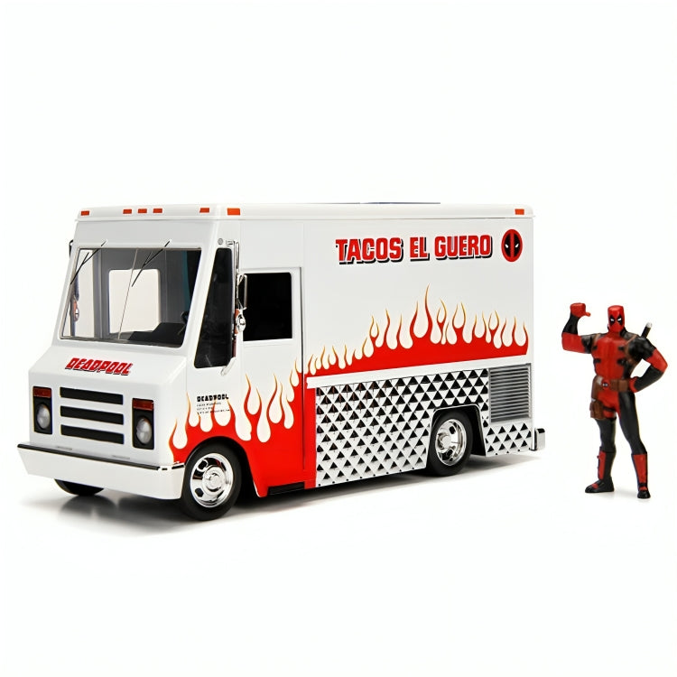 99730 Auto Tacos El Guero & Deadpool Escala 1:24 (Pre - Venta)