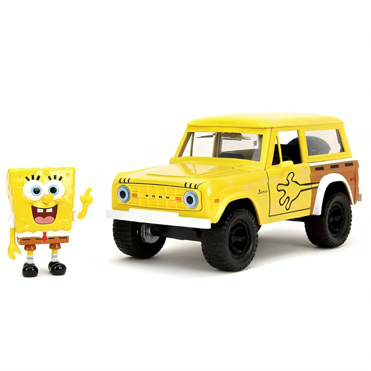 35467 Auto Ford Bronco Año 1972 & Bob Esponja Escala 1:24 (Pre - Venta)