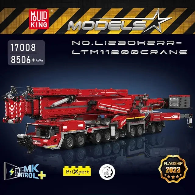Mould King 17007 17008 Technical Car Toys Motorized LTM 11200 RC Crane Truck Assembly Model DIY Brick Building Block Sets 42146