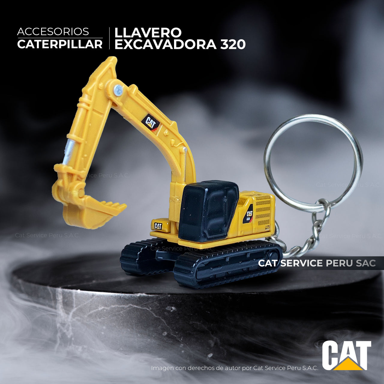 85981 Llavero Excavadora Caterpillar 320