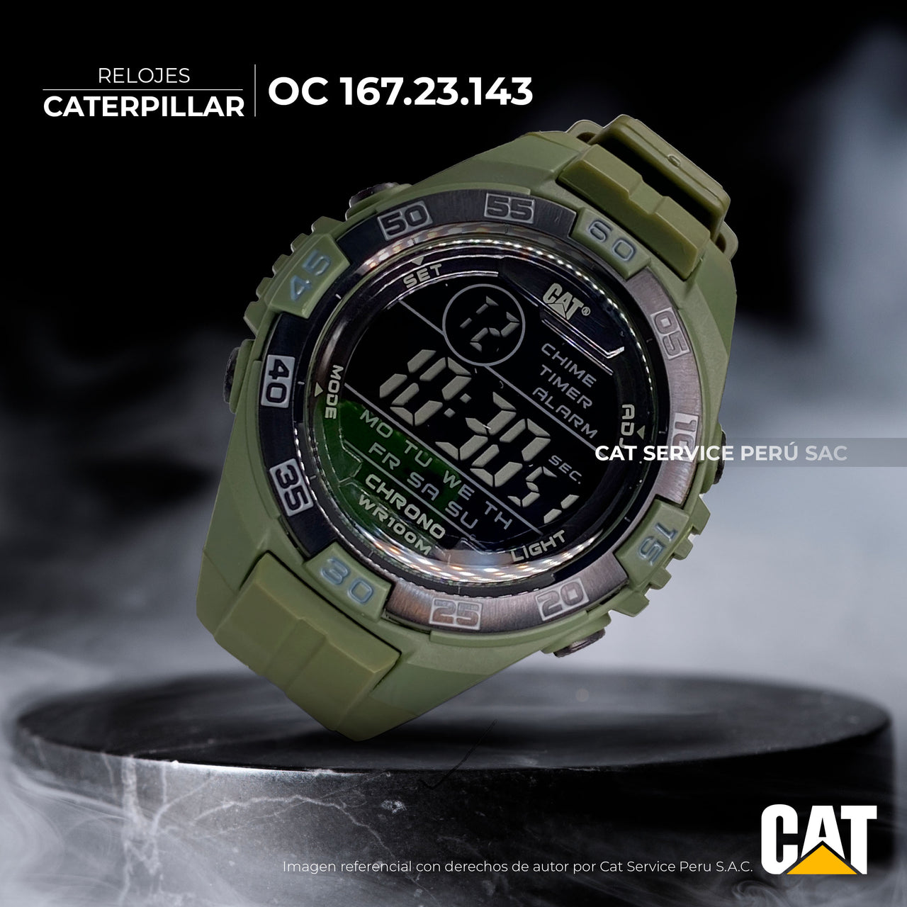 Cat OC Clock 167.23.143