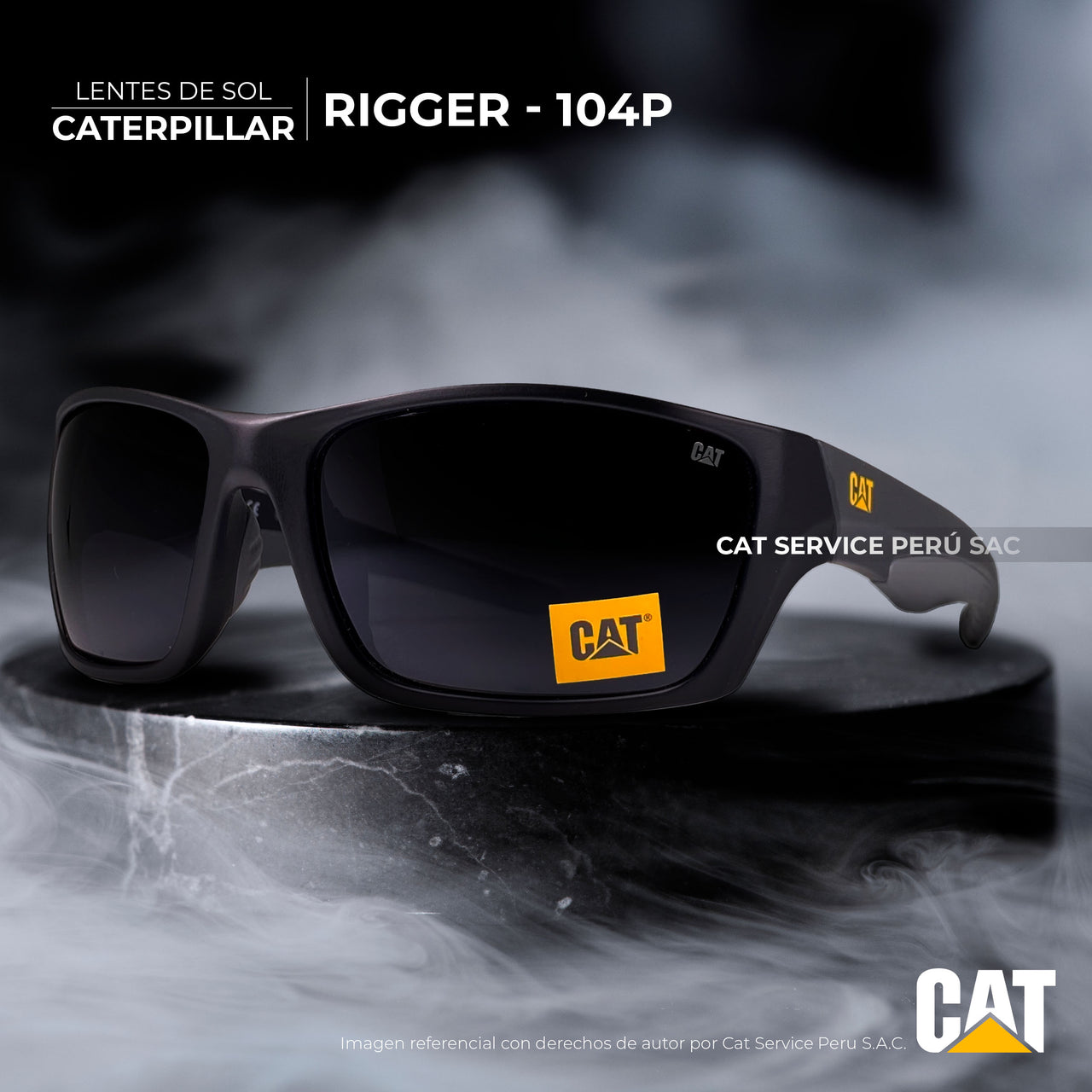 Cat Rigger 104P Polarized Black Moons Sunglasses