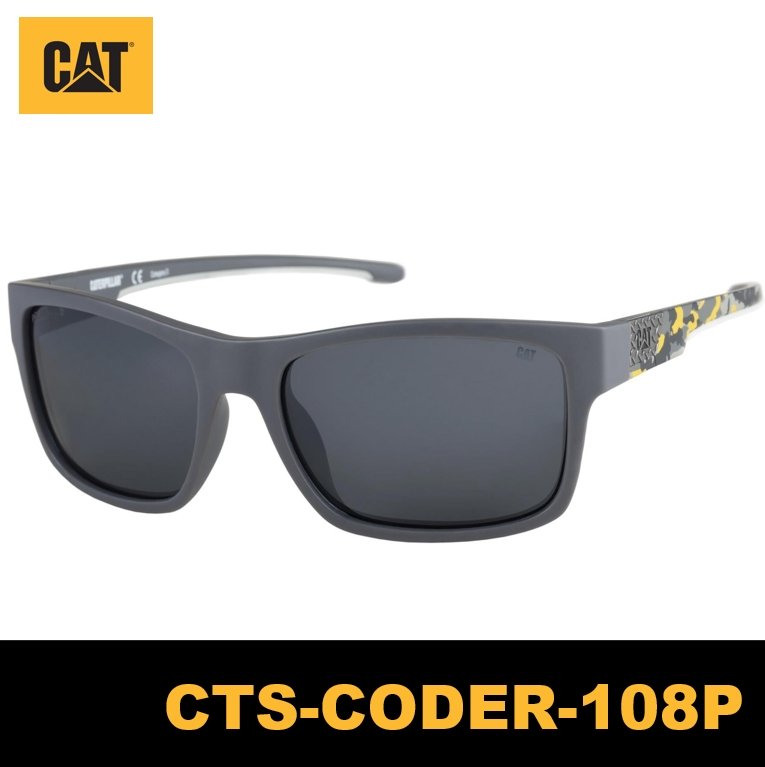 Lentes De Sol Cat CTS-CODER-108P Lunas Negro Polarizado - CAT SERVICE PERU S.A.C.