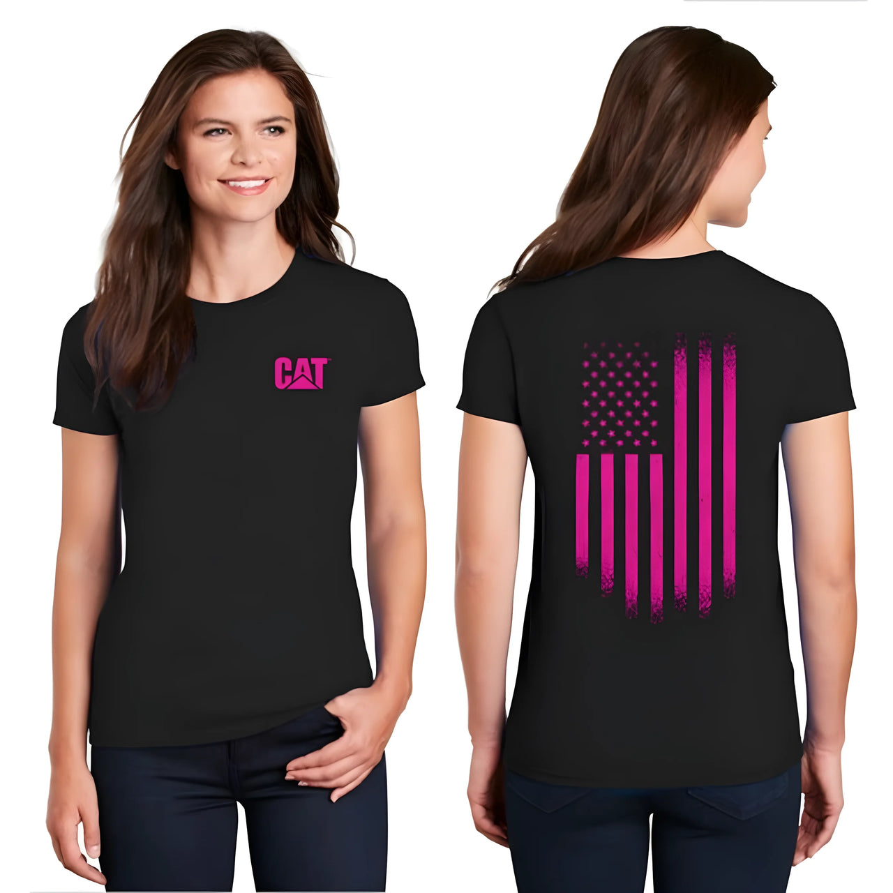 CT6258 Polo Cat Black &amp; Pink For Women